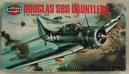 Airfix 1/72 Douglas SBD-3 or SBD-5 Dauntless Dive Bomber - Japan Issue, X-206-300 plastic model kit